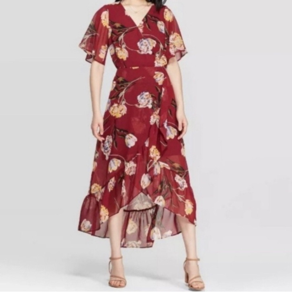 A New Day Burgundy Sun Dress, Never worn, New with Tags